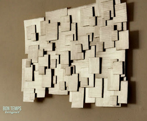 cardboard-box-modern-art-wall